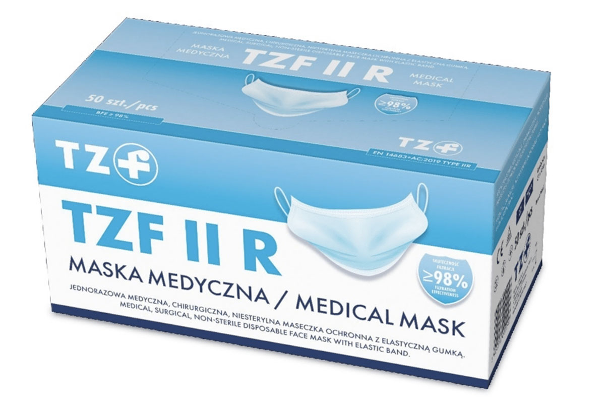 3-Schicht-Chirurgische Masken, Typ IIR (BFE ≥ 98%), hergestellt in Europa