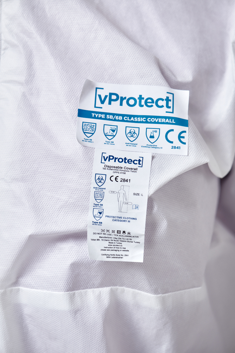 Disposable coverall vProtect A0062-1