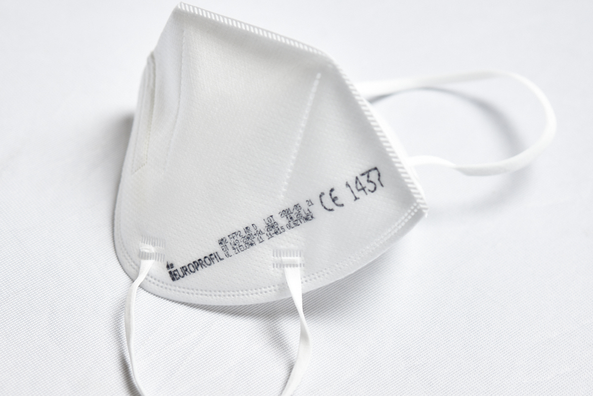 FFP2 AM2 mask, NR (BFE ≥ 95%), without valve, European production PL001