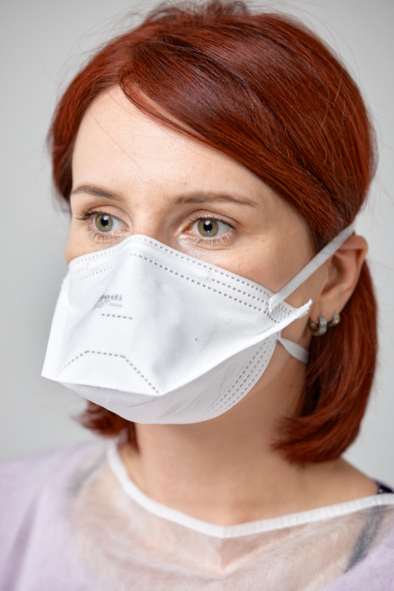FFP2 mask, NR (BFE ≥ 95%), without valve, German production PL002