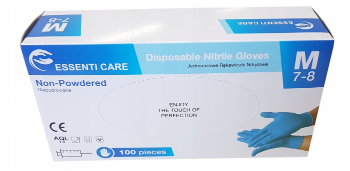 Medizinische Handschuhe aus Nitril, 100 Stück