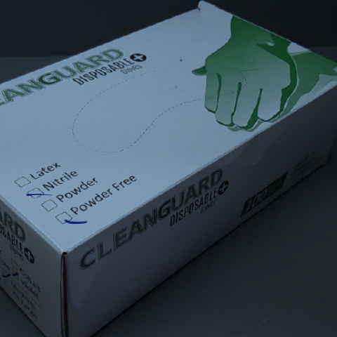Medizinische Handschuhe aus Nitril, 100 Stück, Größe S